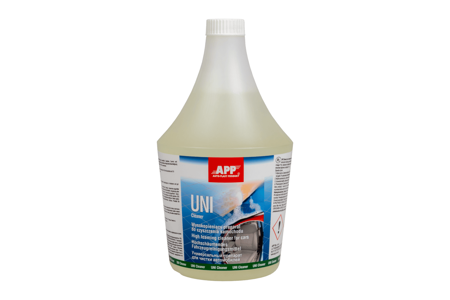 APP UNI Cleaner - Wysokopieniący preparat do czyszczenia samochodu | 1,0 L